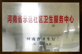 河南省示范社区卫生服务中心